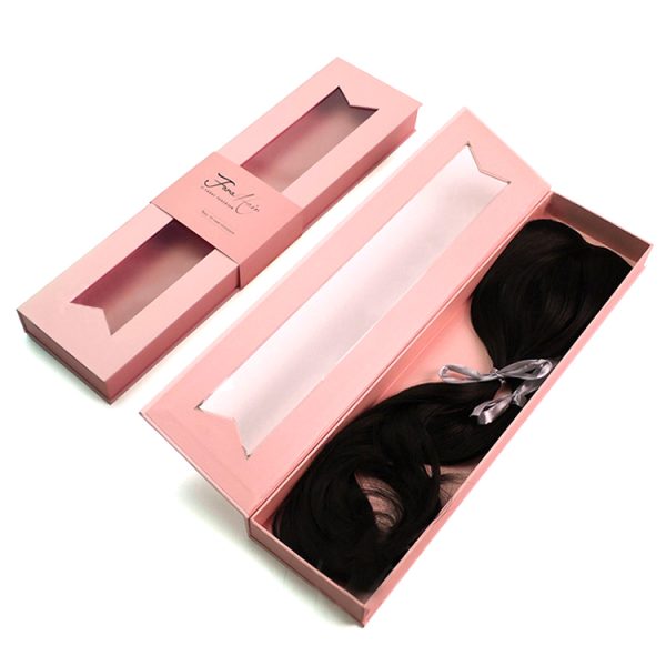 Cheap Personalized Hair Extension Packaging Box