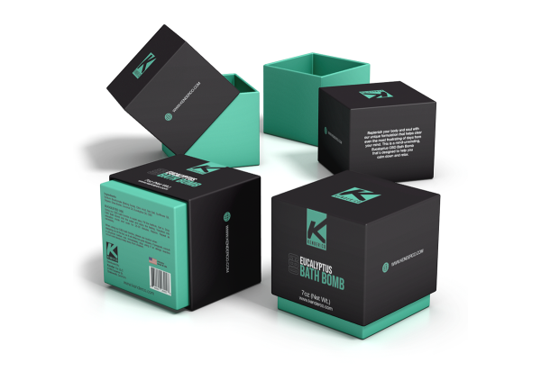 Custom CBD Bath Bomb Boxes Rigid Packaging Printing