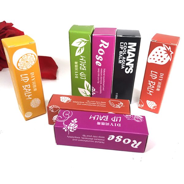 Custom Personalized Cosmetic Lip Balm Packaging Box
