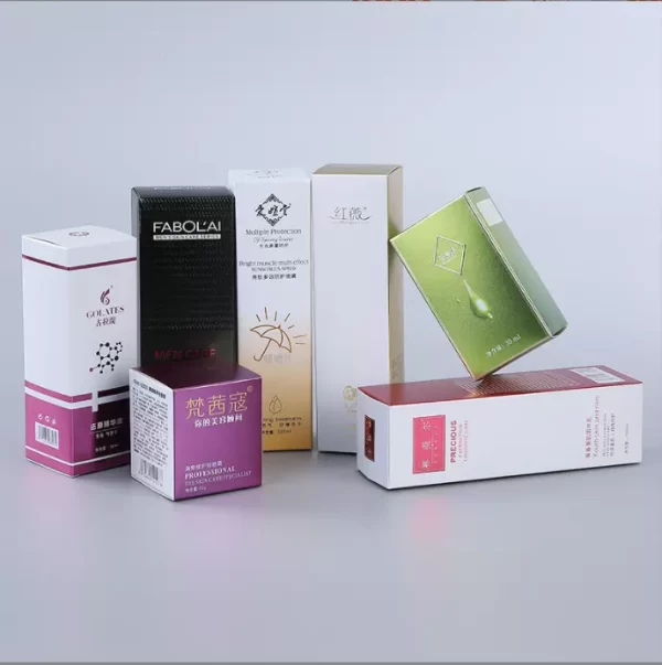 Custom Shape Lotion Boxes Cardboard