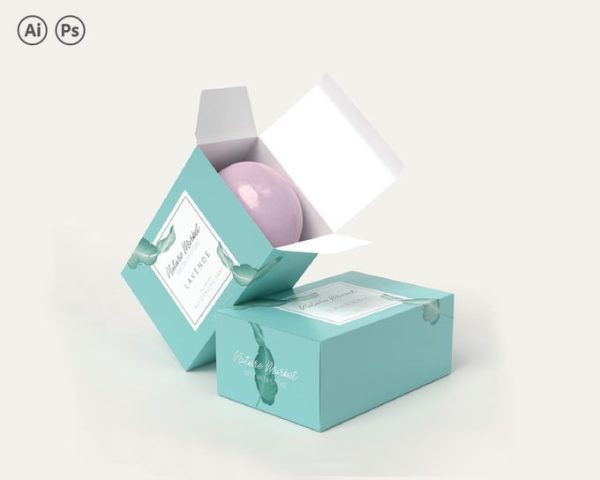 Custom Soap Box Packaging Design AI & PS