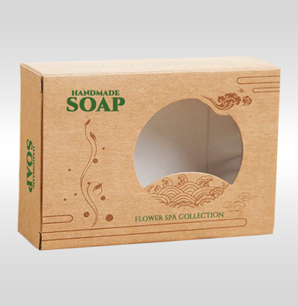 Window Packaging Hand Made Soap Boxes