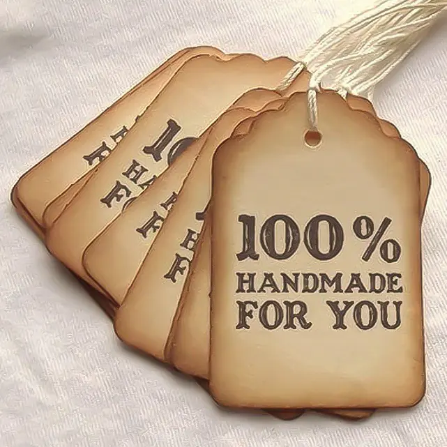 LWR Crafts 100 Hang Tags Leaf With Jute Twines 100ft, Black...