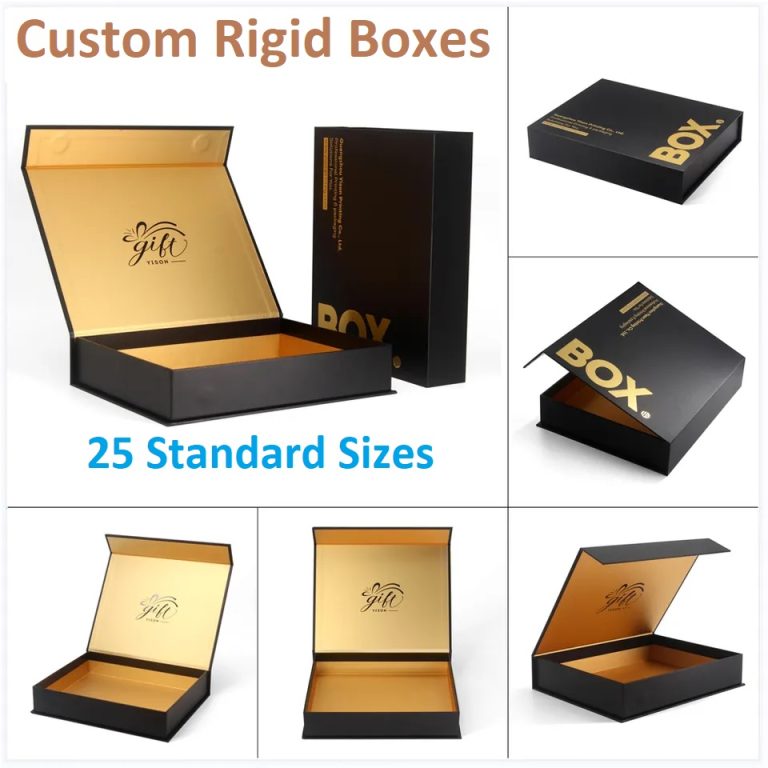 Custom Rigid Boxes - Wholesale - No Minimum - Free USA Shipping
