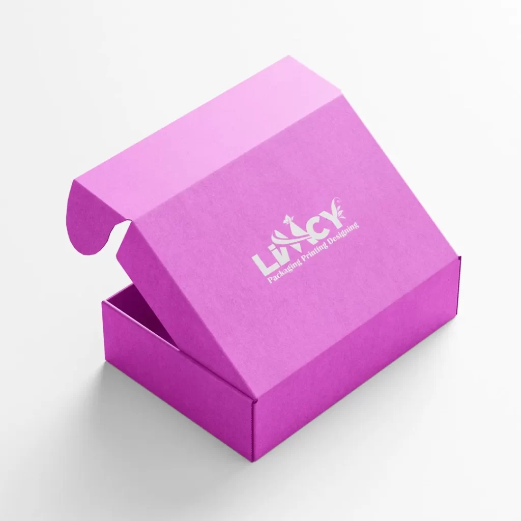  A pink box featuring the Limcy logo prominently displayed on its surface.
