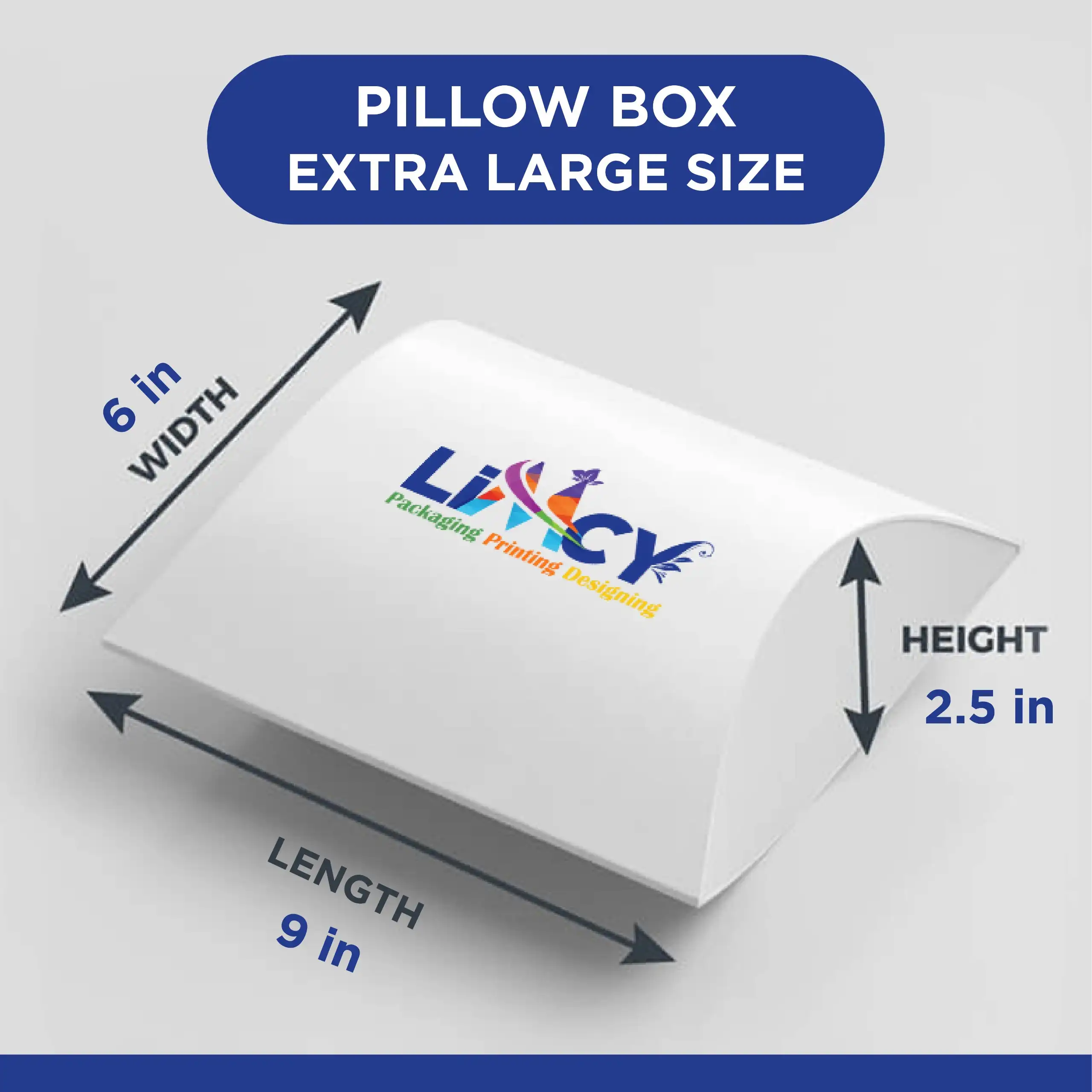 Extra large pillow box