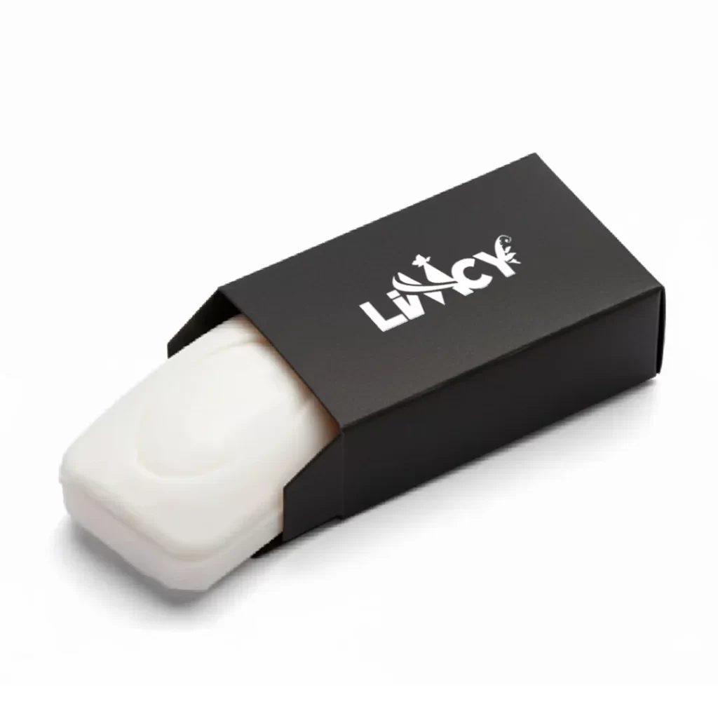 A matte black kraft custom soap box offering a modern and stylish packaging look.