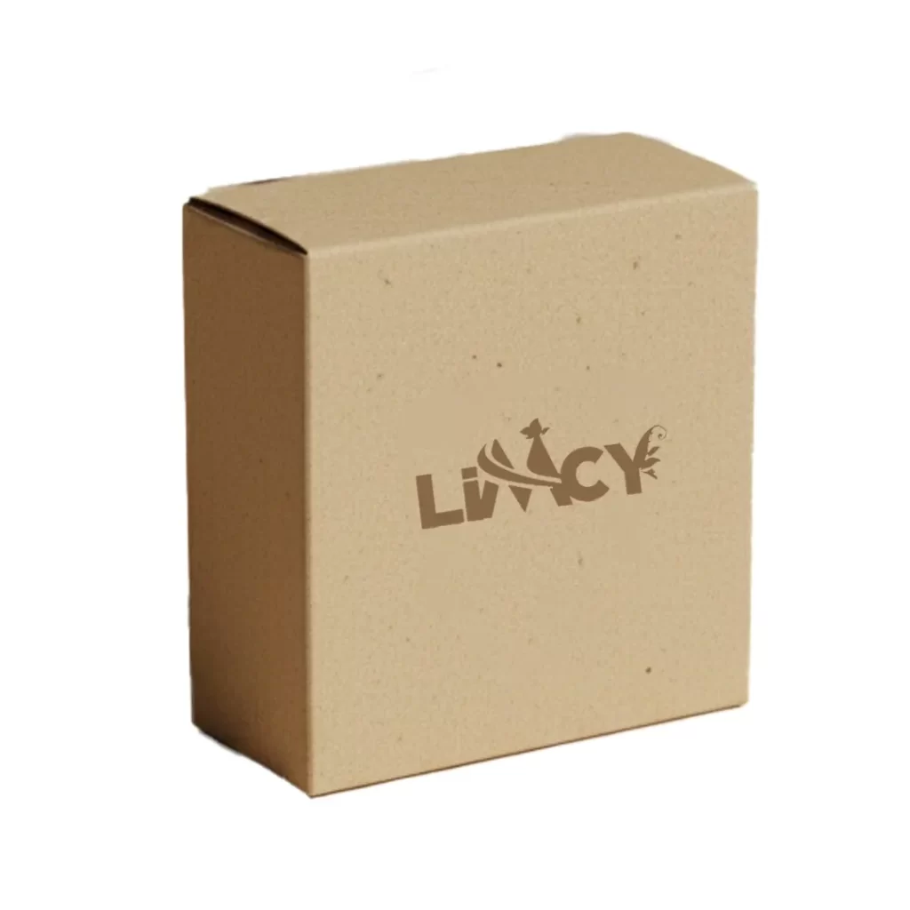 A plain recycled custom soap box highlighting sustainable and natural packaging style.