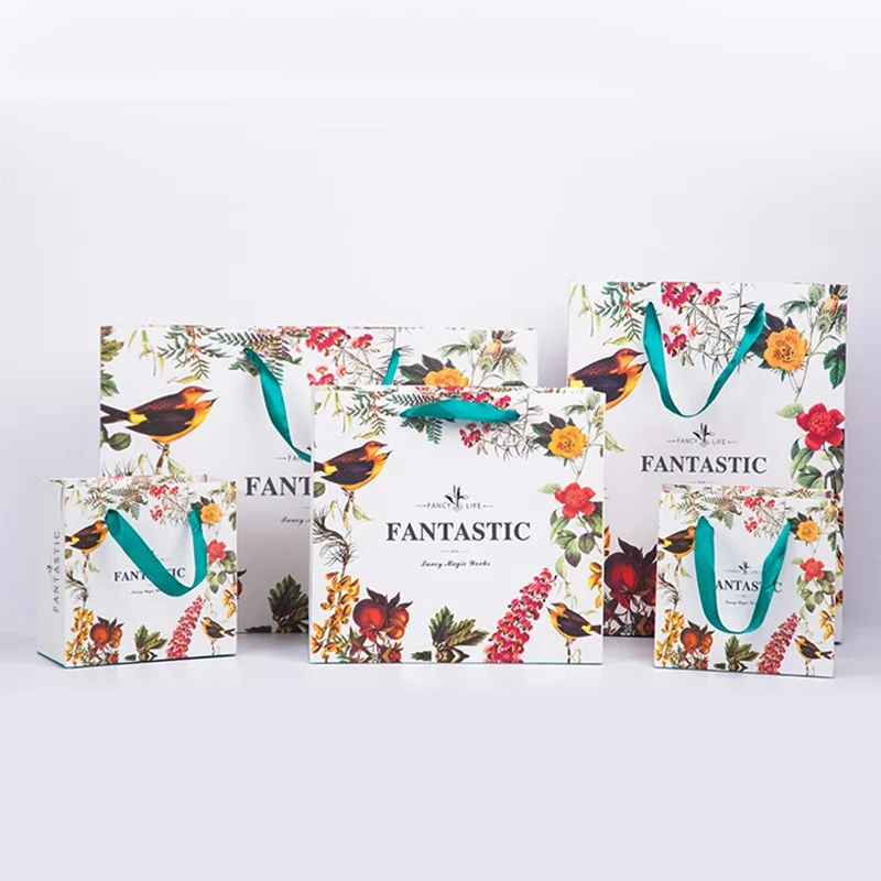 Full Color Printed Horizontal Paper Bags