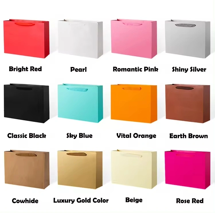 Horizontal-Style-Paper-Bags-With-Ribbon-Handle-12-Colors