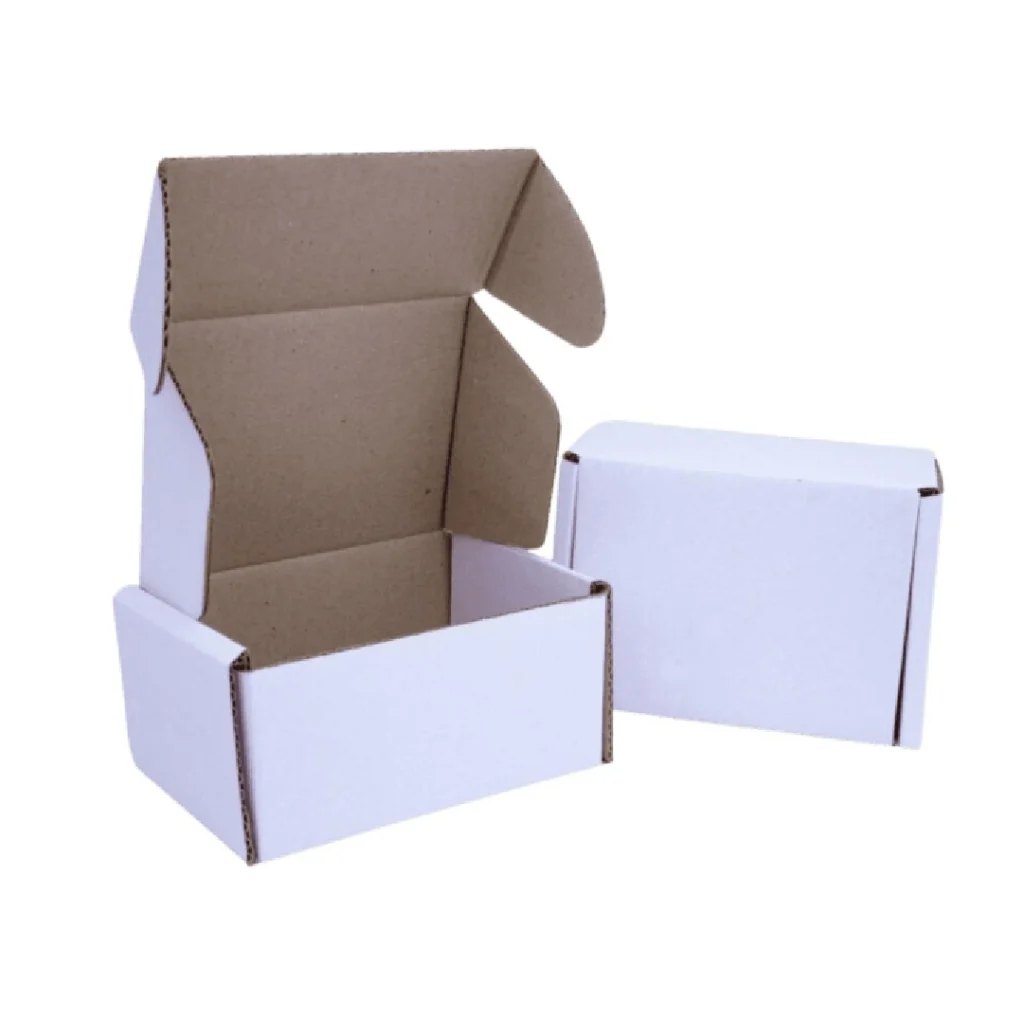 White bubble mailer envelope with padded interior for secure small business packaging and product protection.
