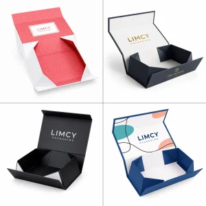 Folding Rigid Boxes with Magnetic Closure