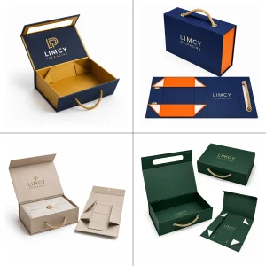 Folding Rigid Boxes with Handle