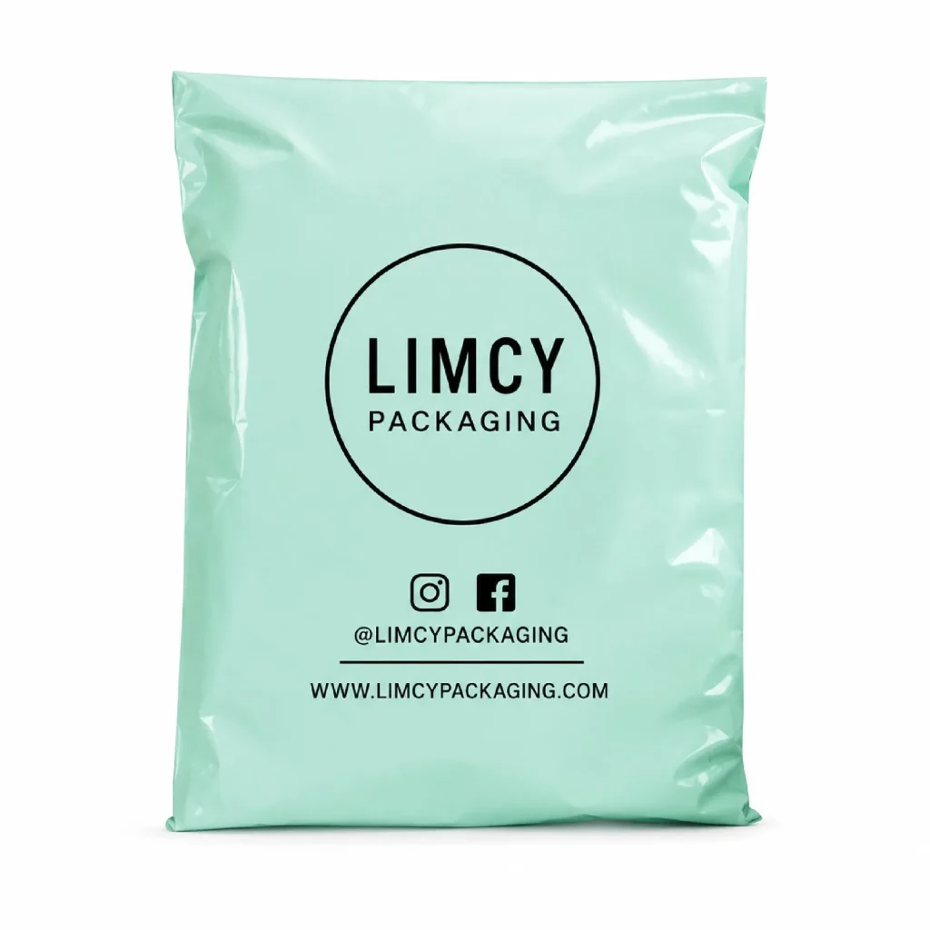 Poly mailer bag for lightweight apparel shipping and eCommerce packaging.