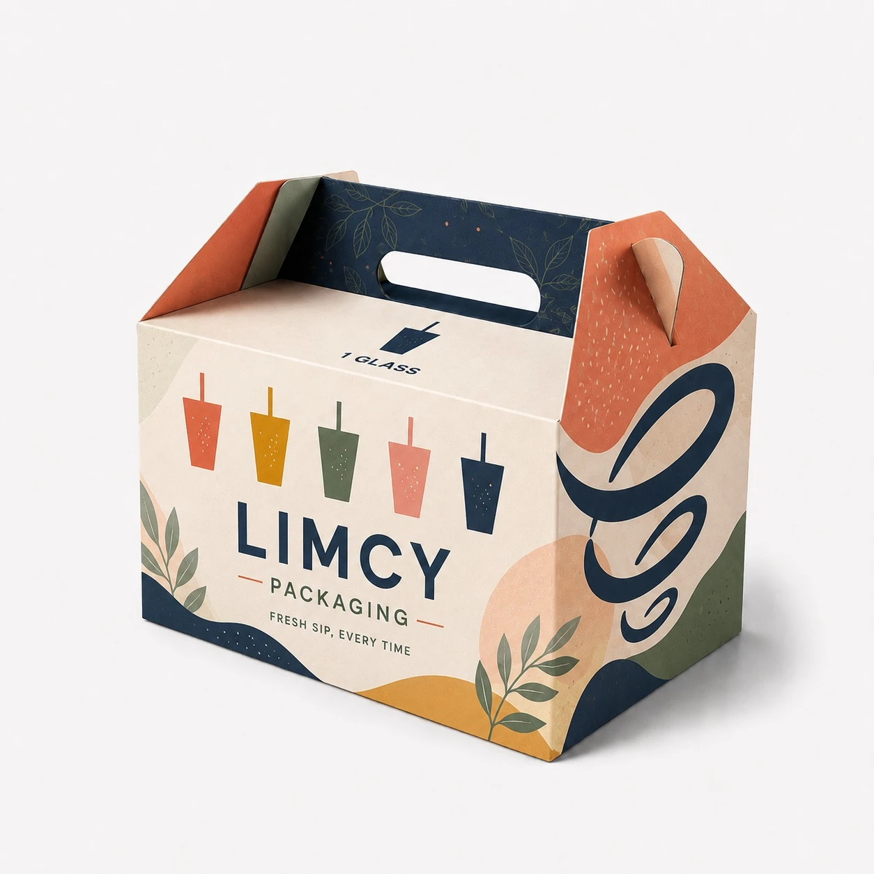 Custom Corrugated Takeout Boxes with Handle - Image 8