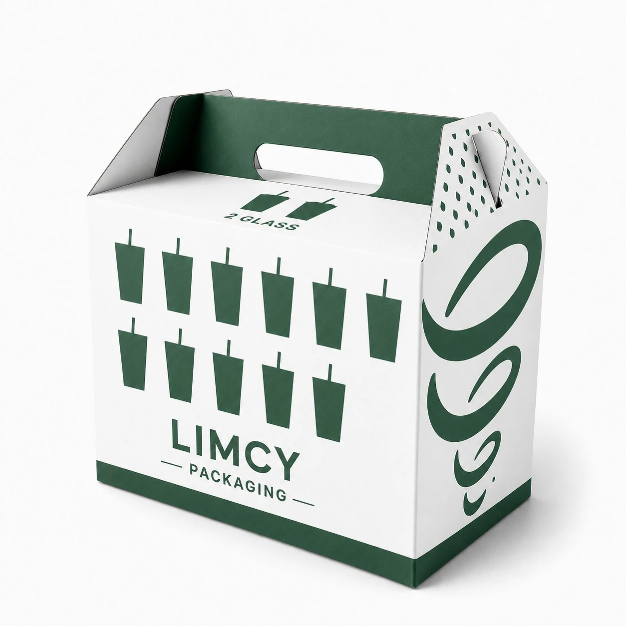 Custom Corrugated Takeout Boxes with Handle - Image 6