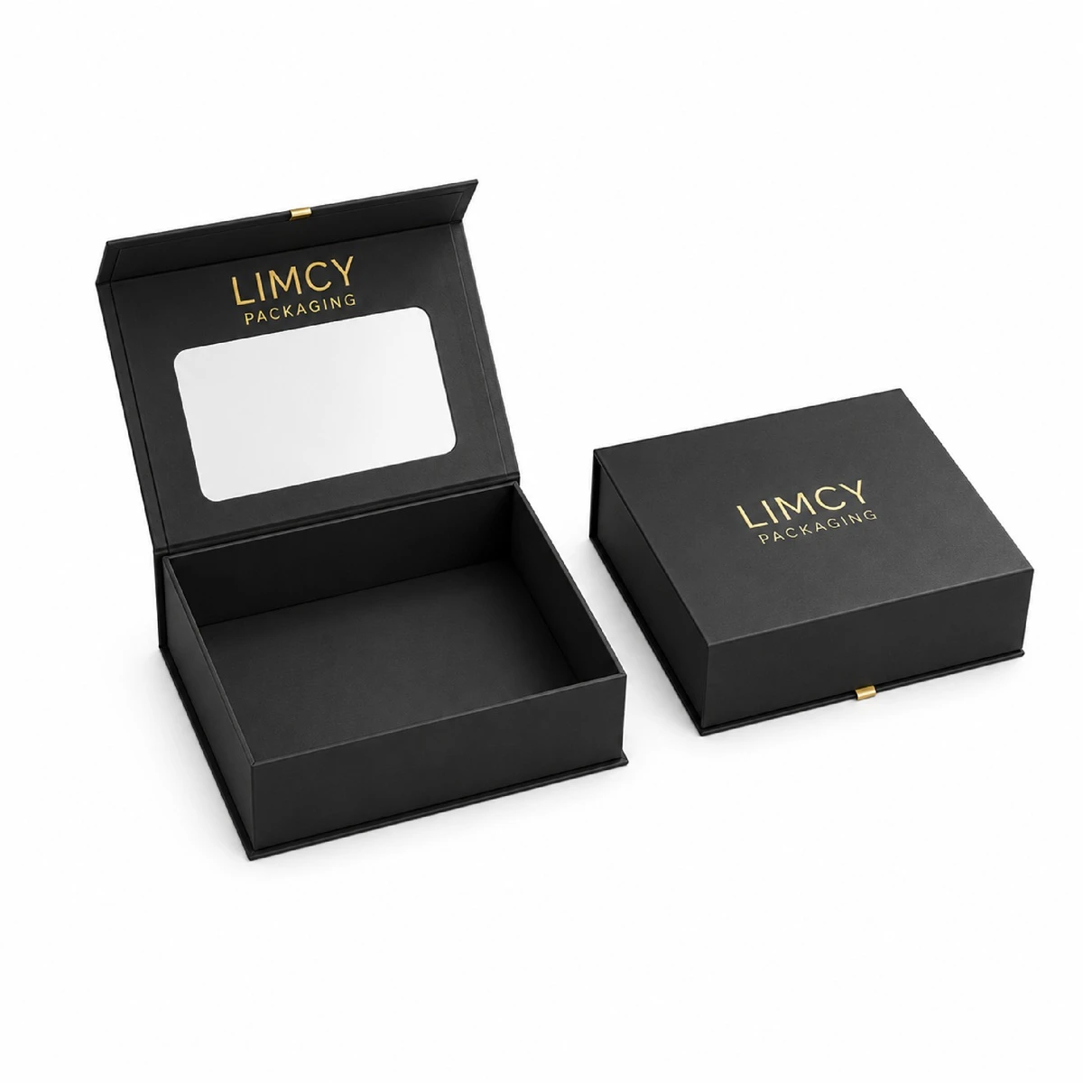One Piece Non Folding Rigid Boxes with Window - Image 2