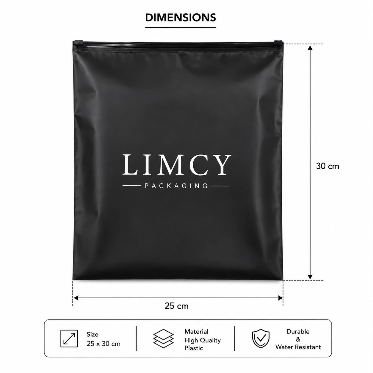 Custom Black Ziplock Bags - Image 10