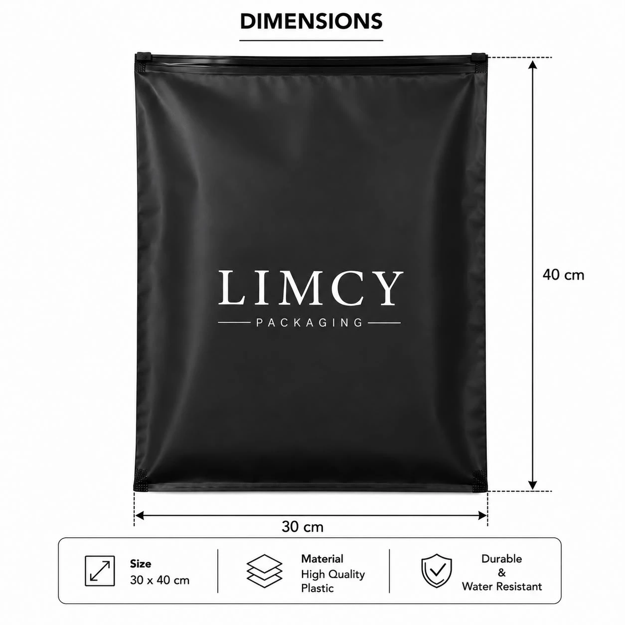 Custom Black Ziplock Bags - Image 12