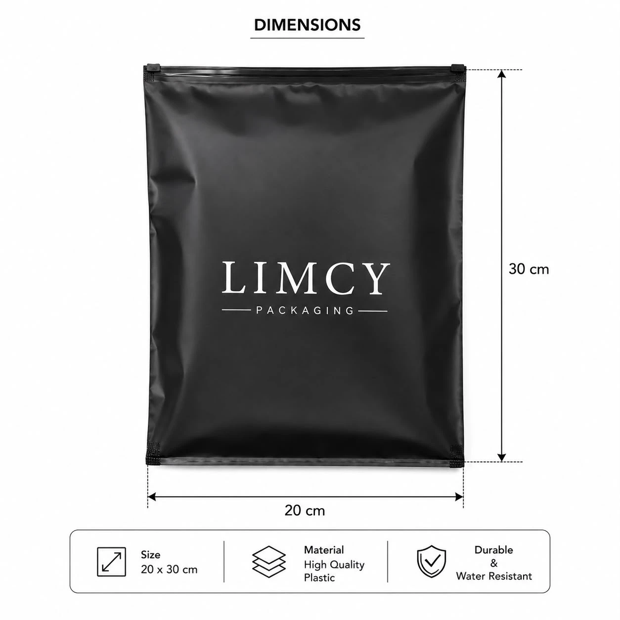 Custom Black Ziplock Bags - Image 13
