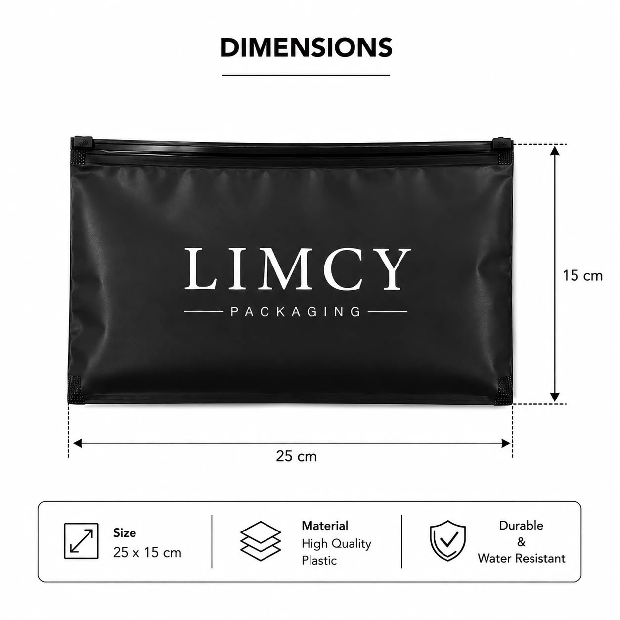Custom Black Ziplock Bags - Image 9