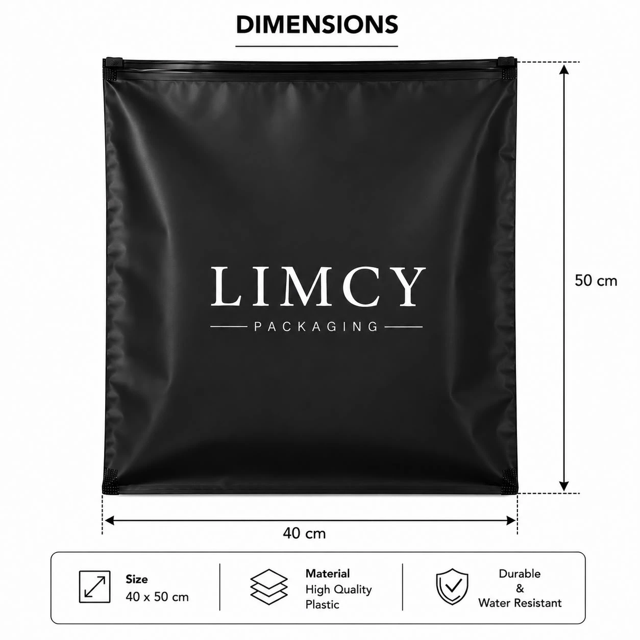 Custom Black Ziplock Bags - Image 14