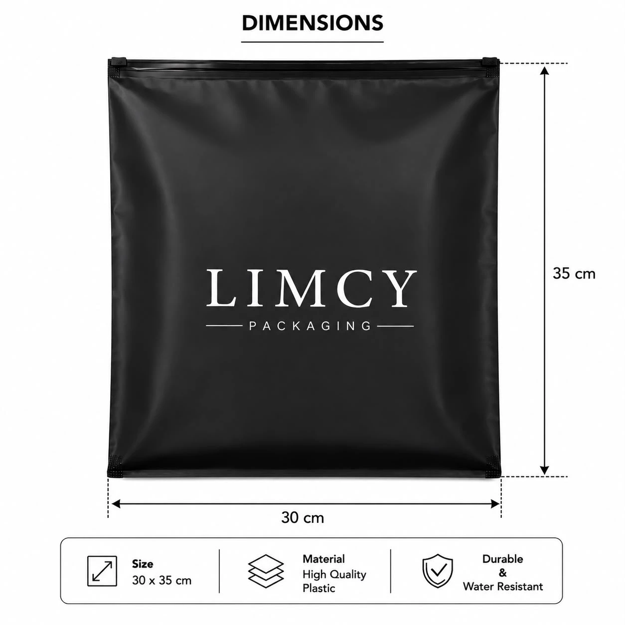 Custom Black Ziplock Bags - Image 16